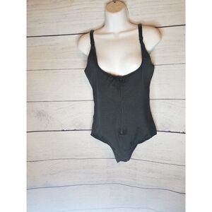 Women's Scoop Front Zip Bodysuit 3XL